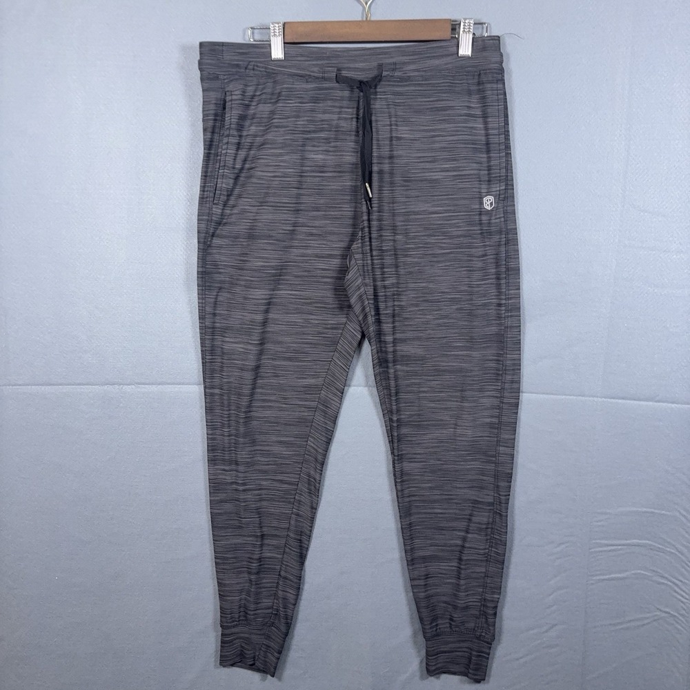 Born Primitive Joggers Mens Sz M Heathered Gray Pockets Stretch Lightweight